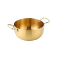 Korean Style Ramen Pot Gold 22cm