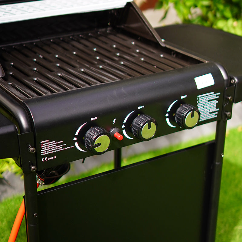 Gas Bbq Grill 3-Burner