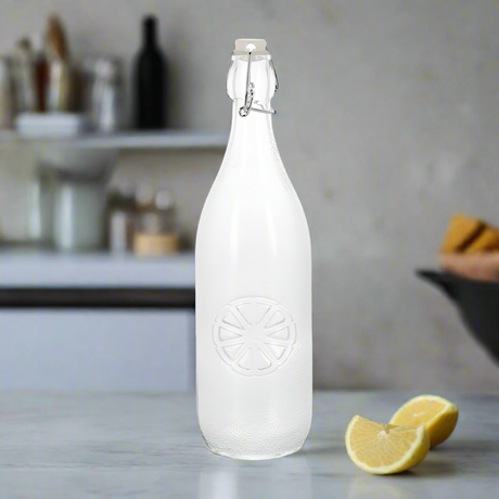 Glass Bottle With Swing Lid 1000ml