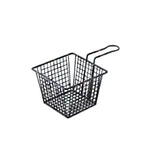 Big Square Deep Fryer Basket Black