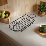 Iron Cart Basket Black