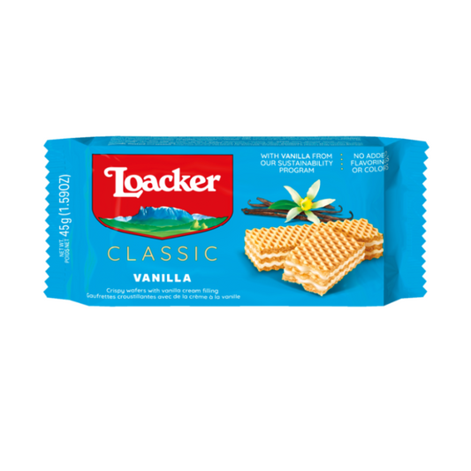 Loacker Classic Wafer Vanilla 45gm