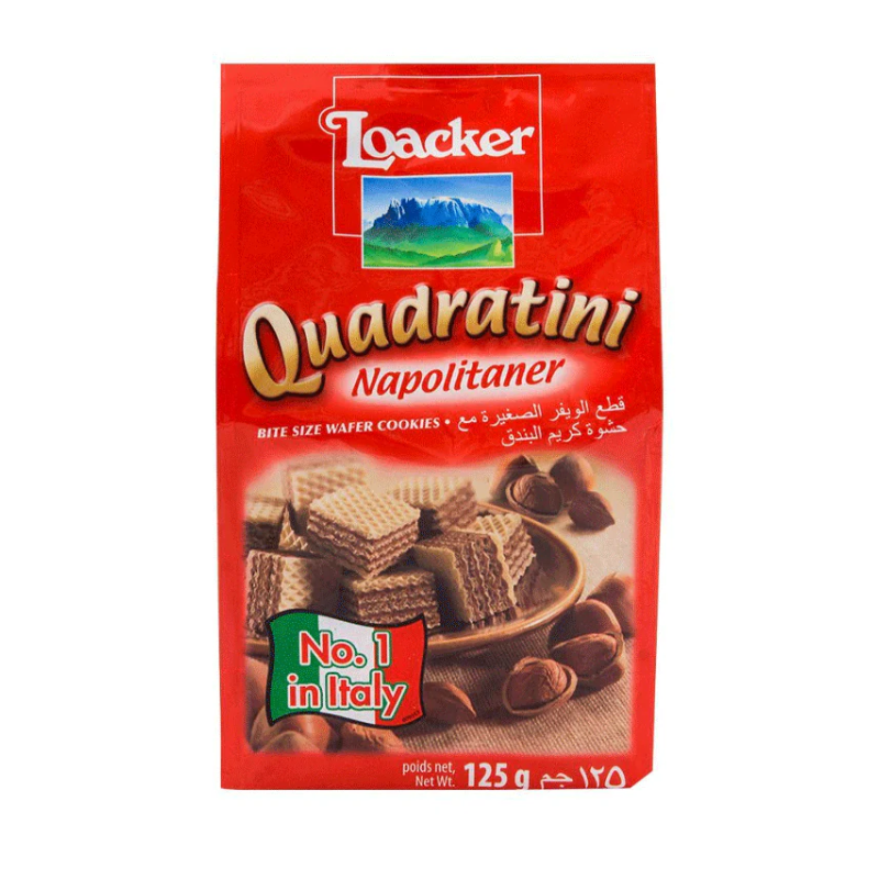 Loacker Quadratini Wafer Napolitaner 125gm By JB Saeed Studio ...