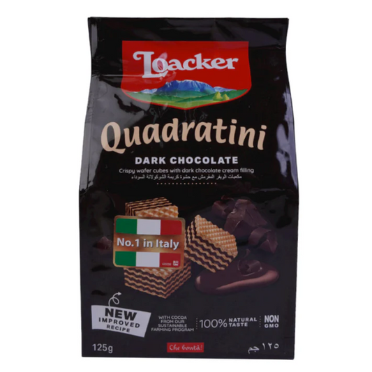 Loacker Quadratini Wafer Chocolate 125gm