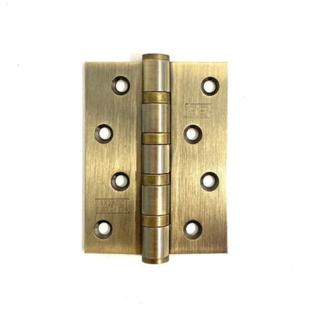 Decorative Hinge 4 x 3 x 3mm - 2 Ball Bearings - Antique Brass