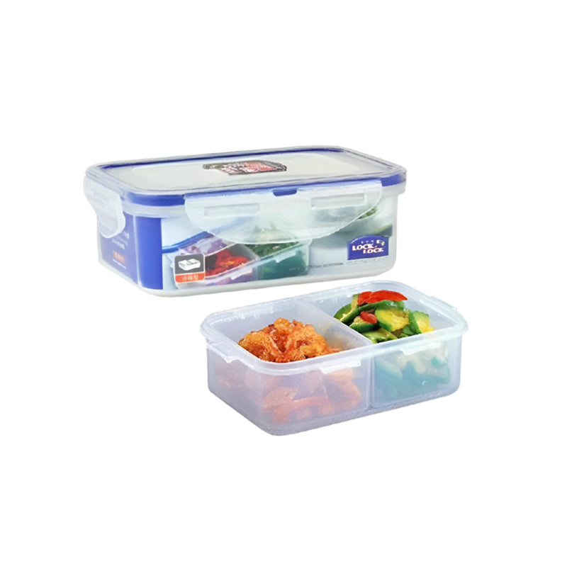 Rectangular Short Food Container 460ml With Divider