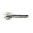 Stainless Steel Door Pull Lever Handle on Rose Lock Handles