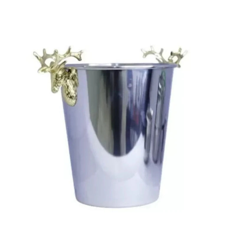 Ice Bucket Deer Head 5L Stainless Steel