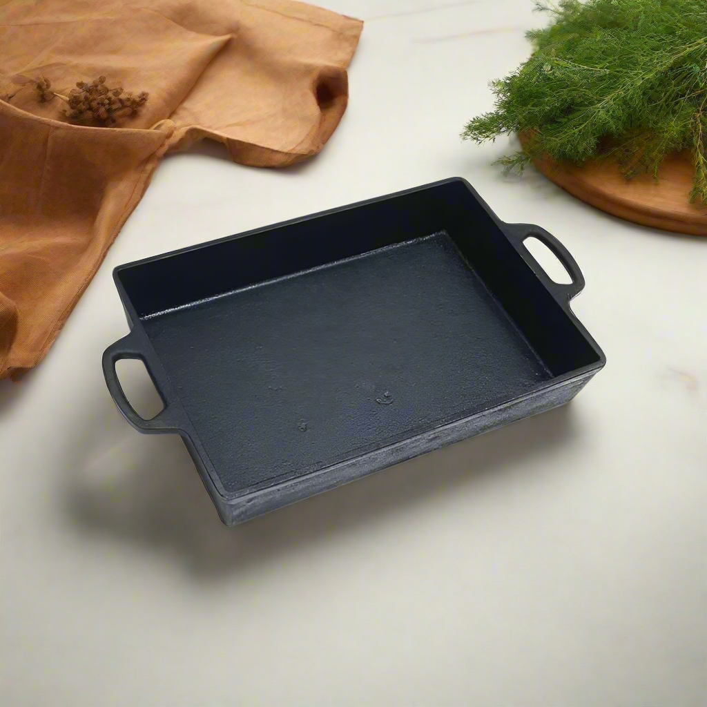 Cast Iron Casserole Loaf Pan 13x9x2.5cm