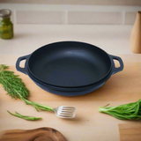 Non Stick Seasoned Krucible Kitchen Frying Pan 9.5"