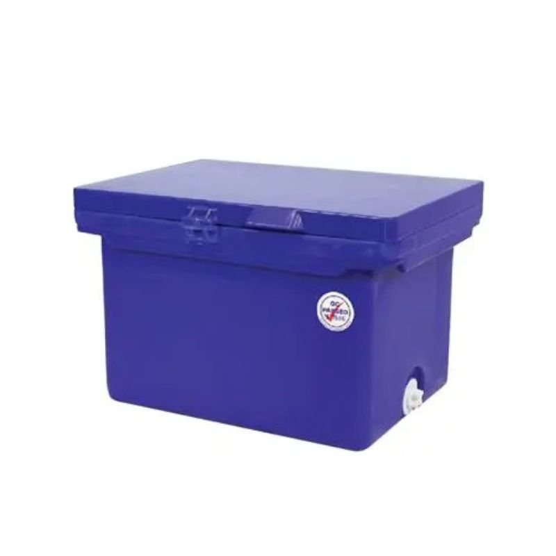 Comos Ice Box Blue With Hinges 40Ltr