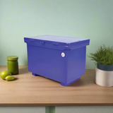 Comos Ice Box Blue With Hinges 60Ltr