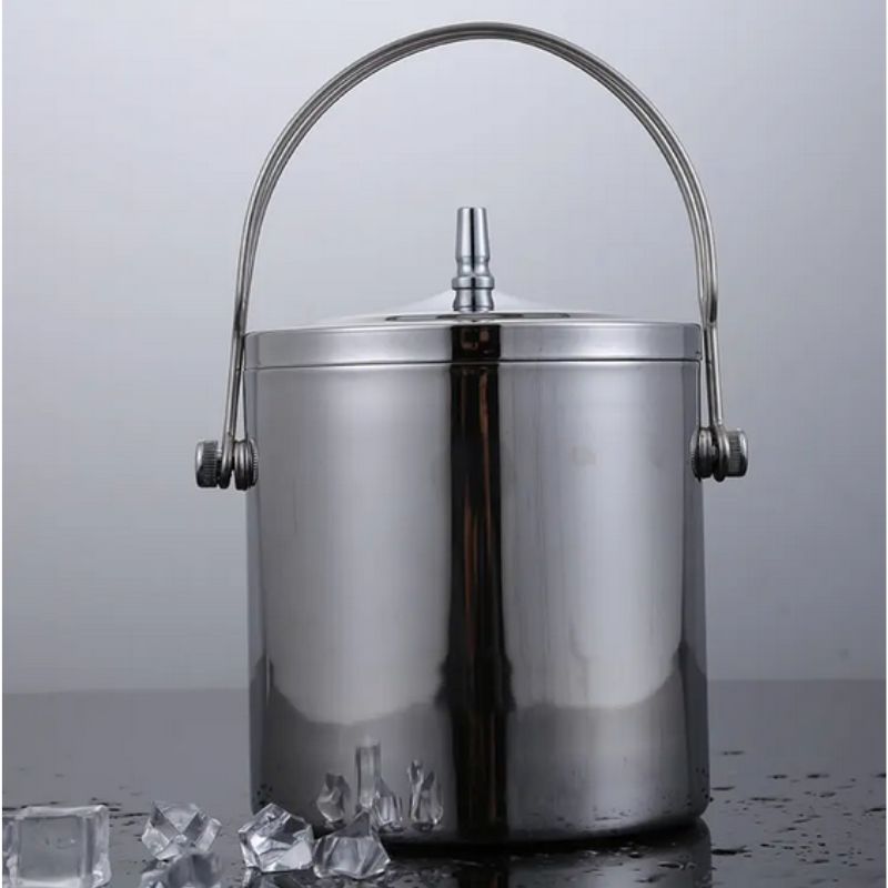 Stainless Steel Ice Pail Ice Bucket 1Ltr