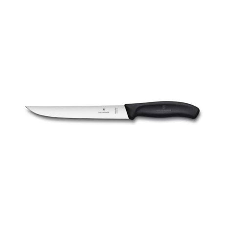 Swiss Classic Carving Knife 18CM Straight Black