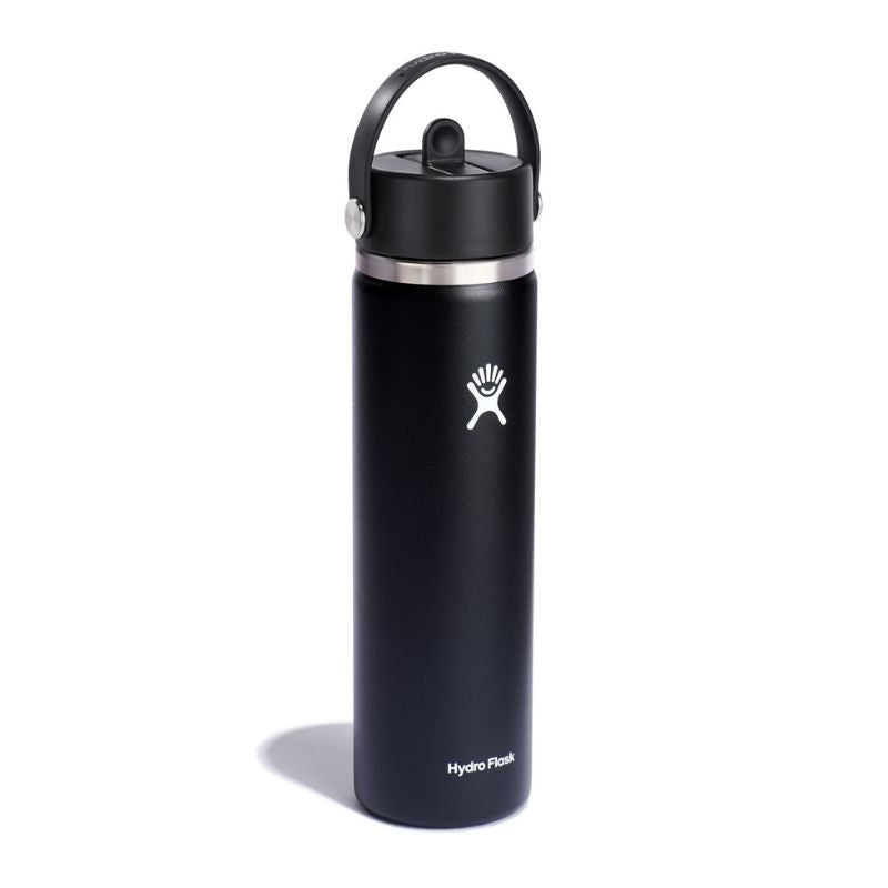 Hydro Flask 24 Oz Wide Flex Straw Cap Black