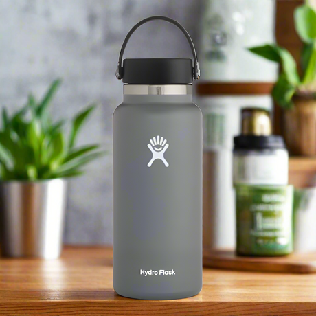 Hydro Flask 32 Oz Wide Mouth Flex Cap Stone