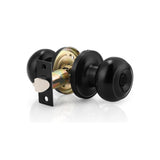 Metal Black Round Door Lock