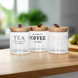 Glass Canister Set 3pcs 750ml