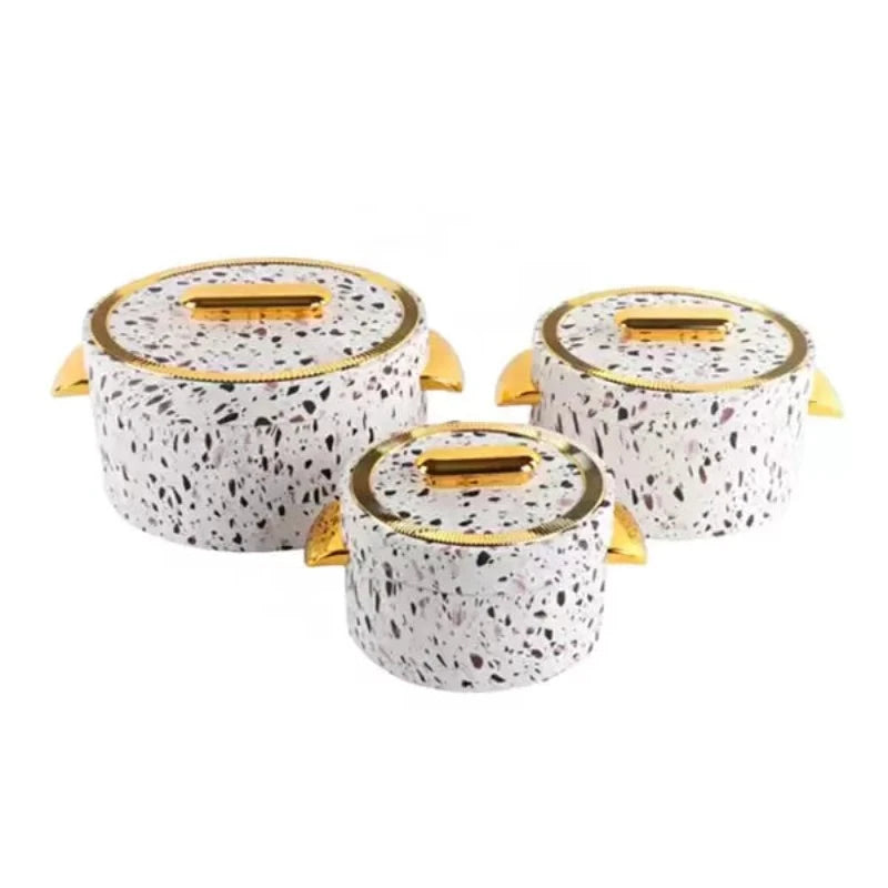 Food Warmer Hotpot Set Zebra (Set of 3)