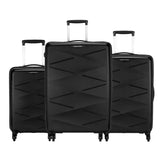 Kamiliant Triprism Luggage 3pcs Set Black