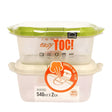 Easy Toc Container 540ml 2Pc Set