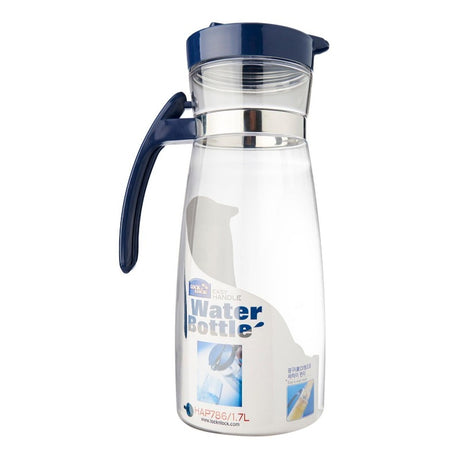 Lock & Lock Water Bottle Jug With Handle, Blue, 1.7L