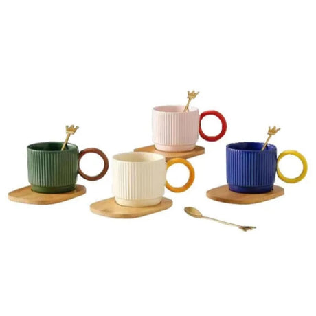 Cup & Saucer 4 Piece Set