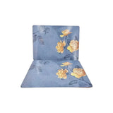 Dining Table Matt Floral Blue (Set of 3)