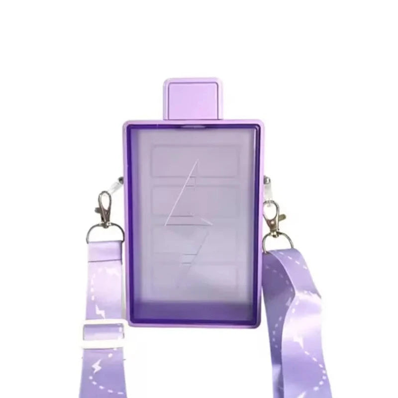 Square Plastic Water Bottle