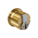 Polished Brass Solid Mortise Cylinder