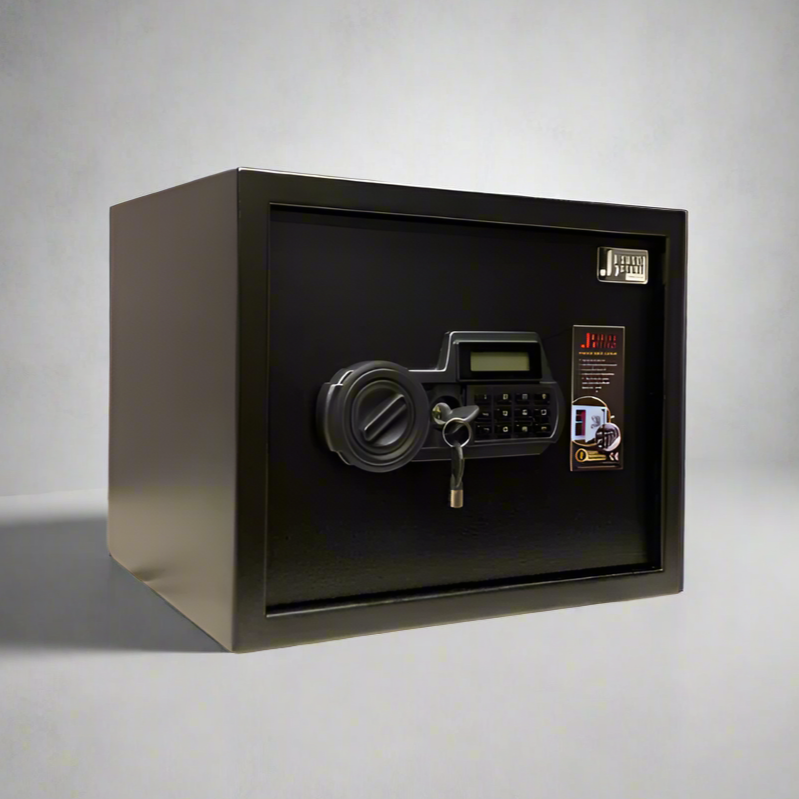 Digital Solid Steel Safe Small Black