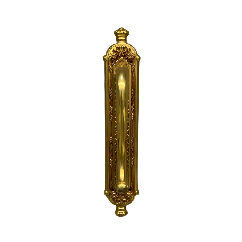 Main Door Handle Antique Gold