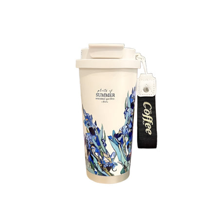 Floral Stainless Steel Insulated Vacuum Flask Tumbler 500ml