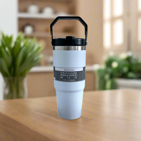 Stainless Steel Thermo Cup White