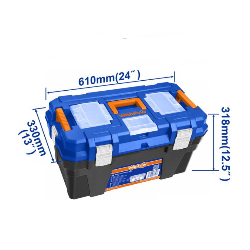 Wadfow 24" Plastic Tool Box