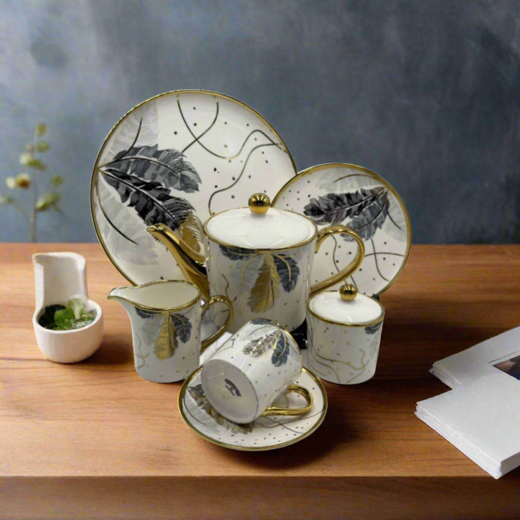 Ceramic Tea Sets 24pcs