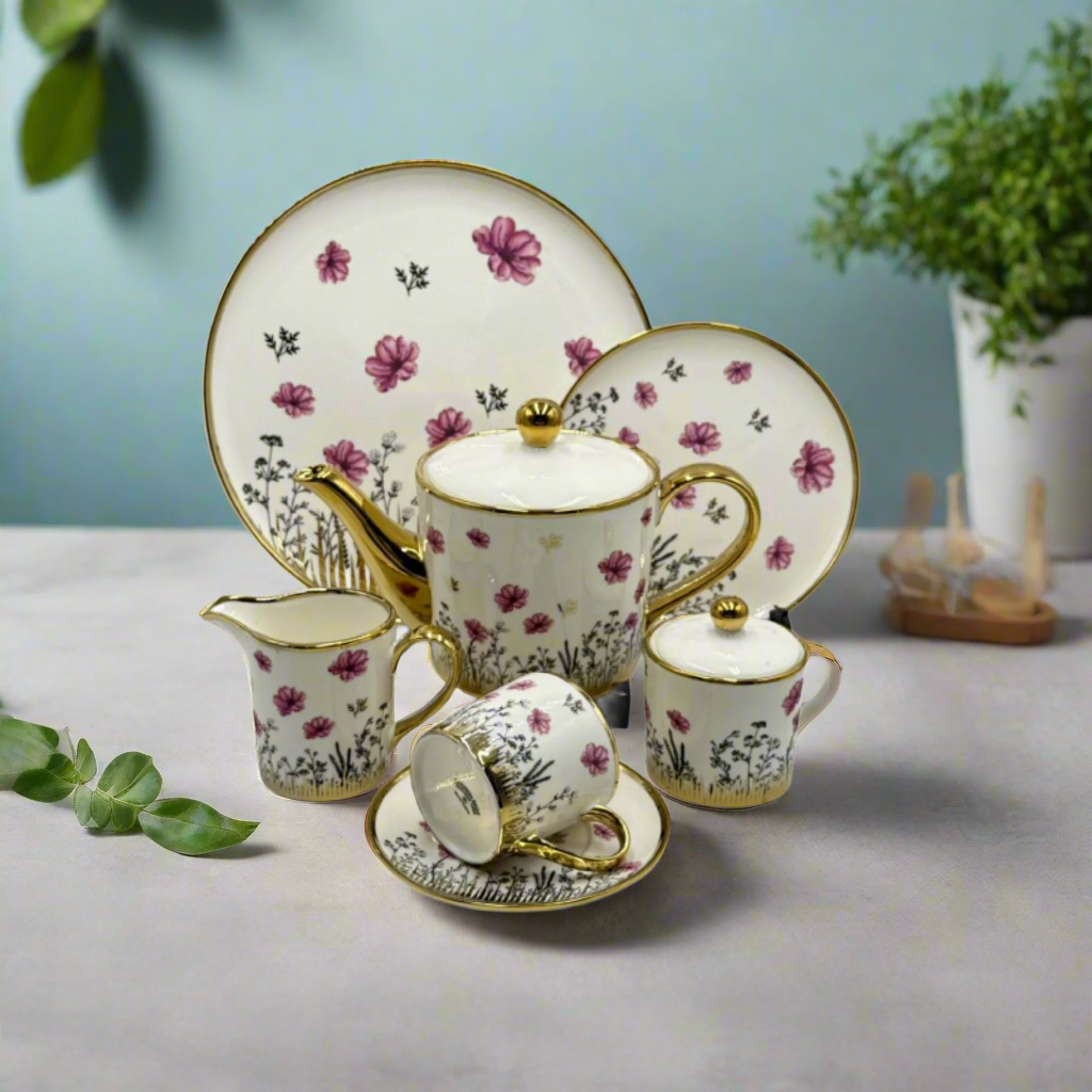 Ceramic Tea Sets 24pcs