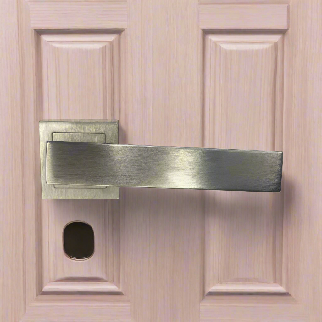 Handle Zara On Rose Yale Satin Nickel