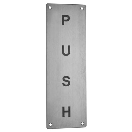 Push Engraved Plate 350 x 100mm