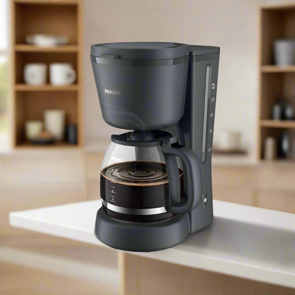 Philips Drip Coffee Maker 1000W Black