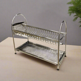 Plate Rack Stainless Steel Three Layer