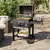 Premium Charcoal Barbecue Grill With Wheels