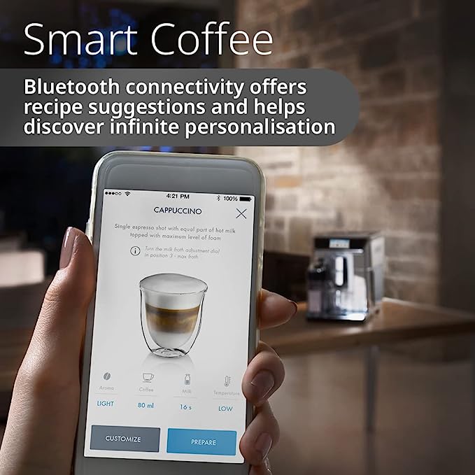 delonghi coffee machine bluetooth