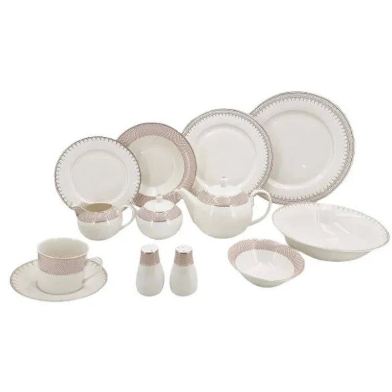 Dinner Set Off White (47pcs Set)