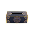 Tissue Box Black & Gold