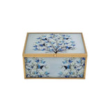 Jewelry Box Butterfly Blue Medium