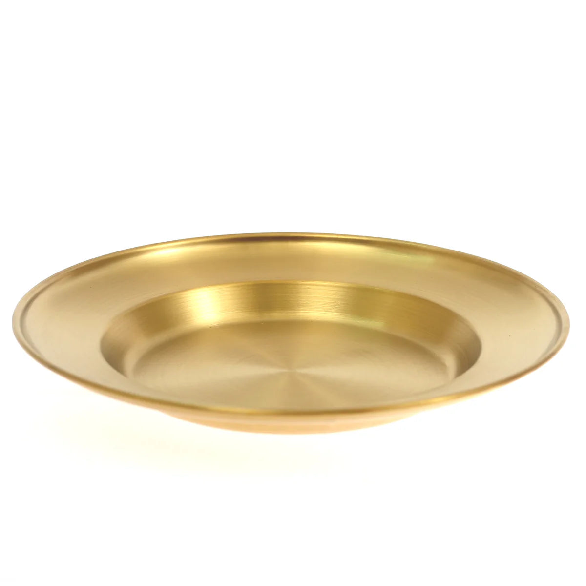 Stainless Steel Plate Gold 23cm