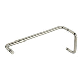 Square Design Towel Bar & Pull Handle Combination