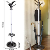 Bama Coat Stand With Umbrella Stand FloWatt Anthracite