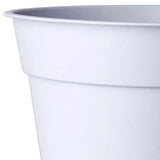 Bama FLY Round Flower Pot 15 cm White